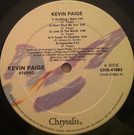 Kevin Paige Kevin Paige