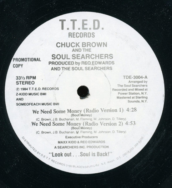 We Need Some Money Chuck Brown & The Soul Searchers