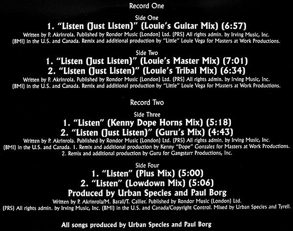 Listen Urban Species,MC Solaar