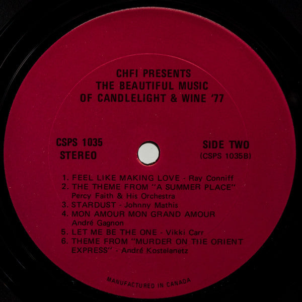 Chfi 98.1 Presents The Beautiful Music Of Candlelight & Wine '77 | Rectangle Triangle  