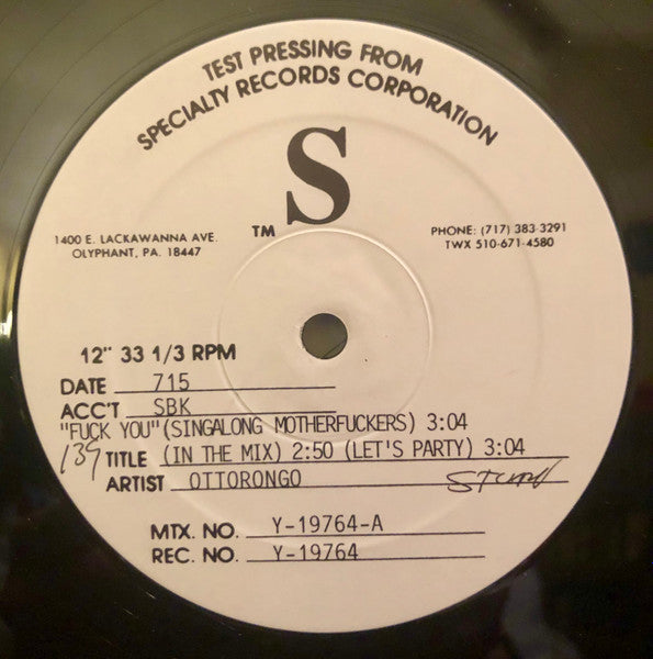 Va te faire foutre 2 Ottorongo