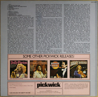Chansons d'amour Charlie Rich