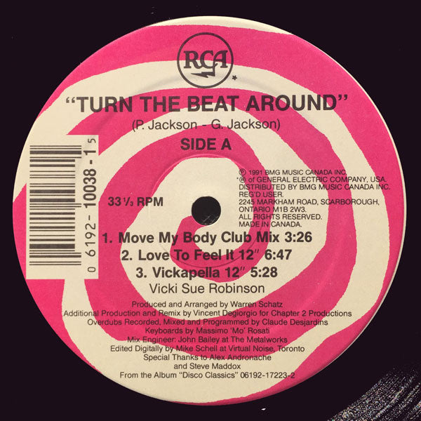 Turn The Beat Around (Remixes de 1991) Vicki Sue Robinson