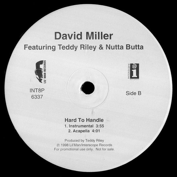 Hard To Handle David Miller,Teddy Riley,Nutta Butta