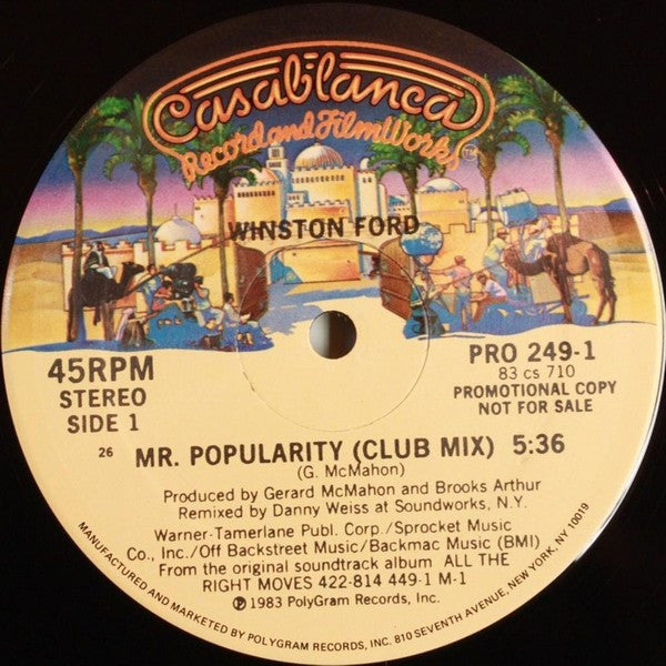 Monsieur Popularité Winston Ford