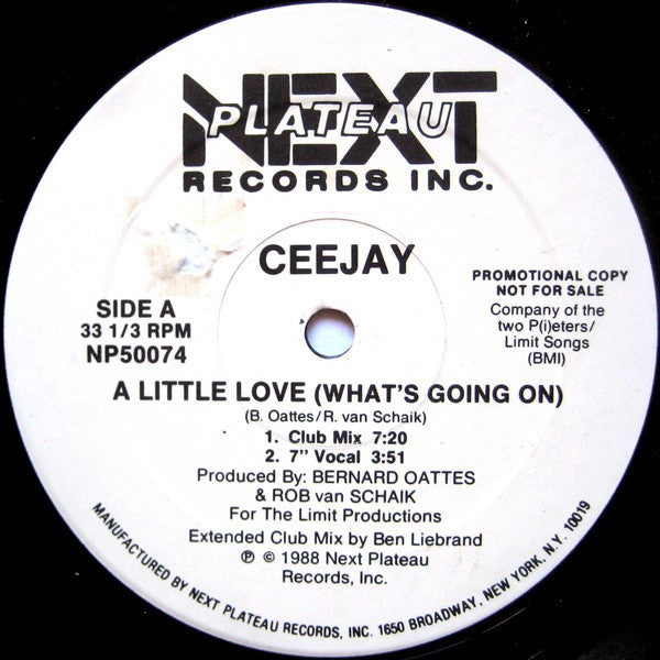 Un peu d'amour (Que se passe-t-il) Ceejay