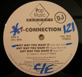 Any Way You Want It T-Connection