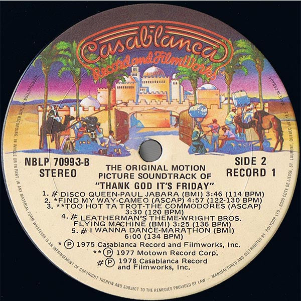 Thank God It's Friday (The Original Motion Picture Soundtrack)