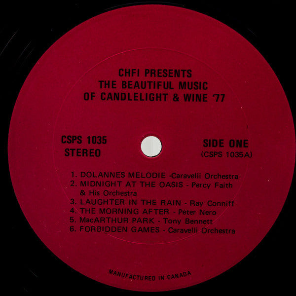 Chfi 98.1 Presents The Beautiful Music Of Candlelight & Wine '77 | Rectangle Triangle  