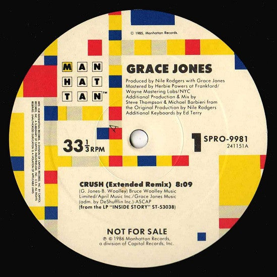 Écraser Grace Jones