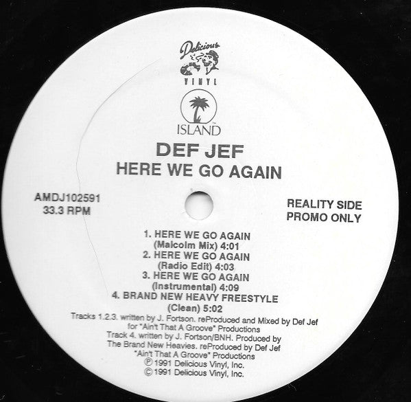 Set Adrift On Memory Bliss / Here We Go Again P.M. Dawn,Def Jef