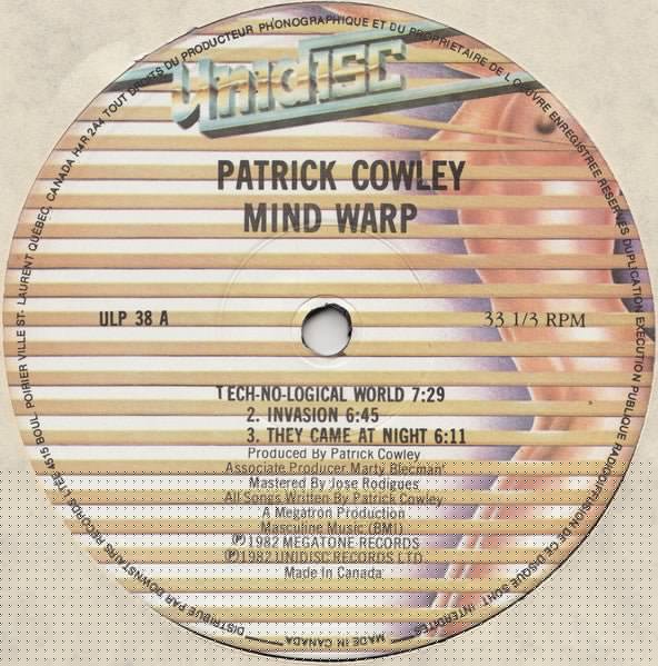 Mind Warp Patrick Cowley