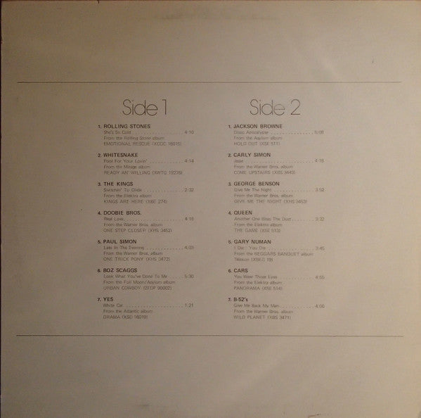 Échantillonneur WEA Volume 1 Divers