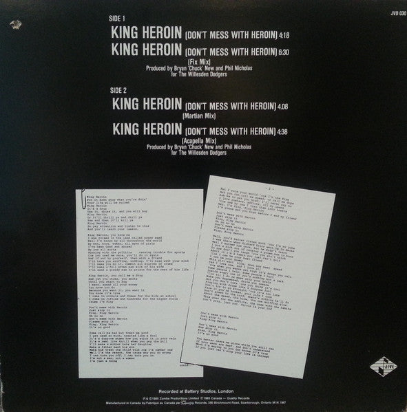 King Heroin (Don't Mess With Heroin) | Rectangle Triangle  