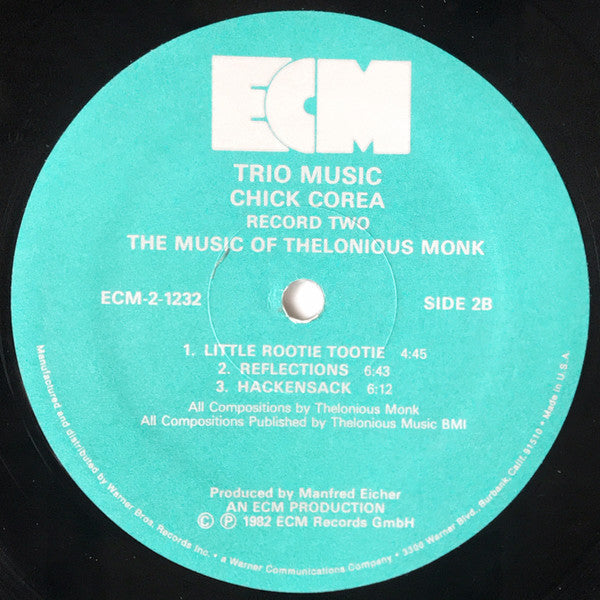 Trio Music Chick Corea,Miroslav Vitous,Roy Haynes