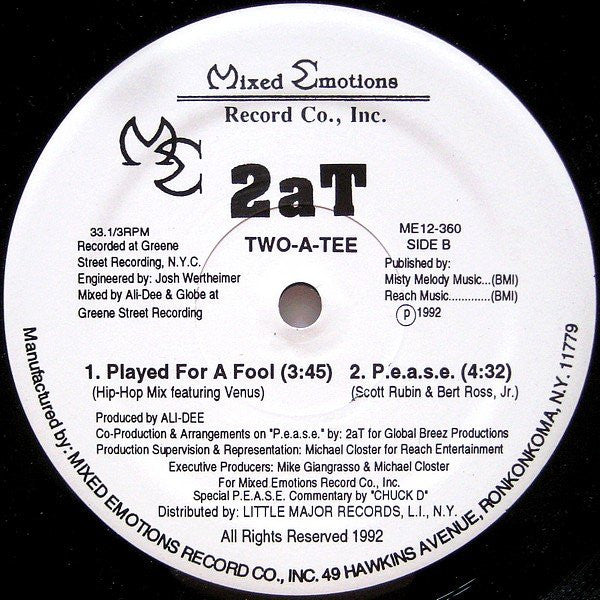 Played For A Fool Two-A-Tee