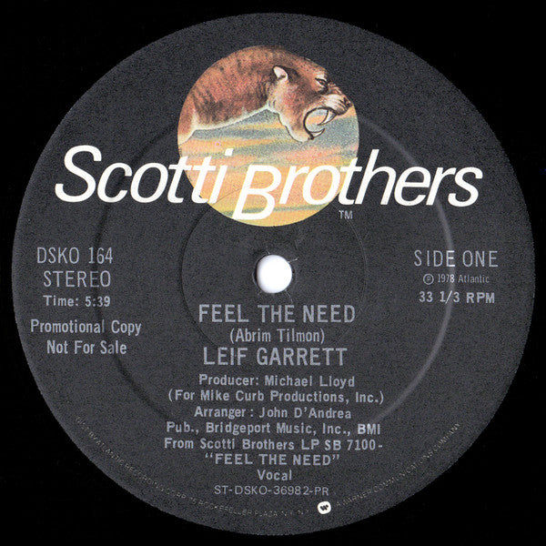 Ressentez le besoin / Les nuits de New York Leif Garrett