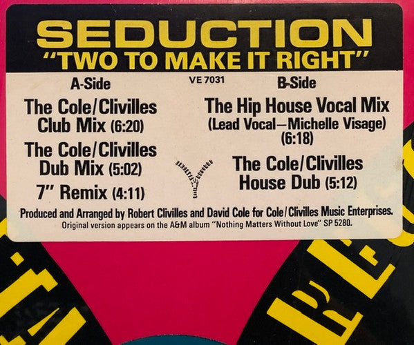 Two To Make It Right 2 Seduction