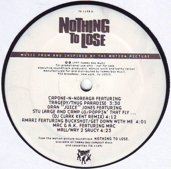 Nothing To Lose - Music From And Inspired By The Motion Picture Various