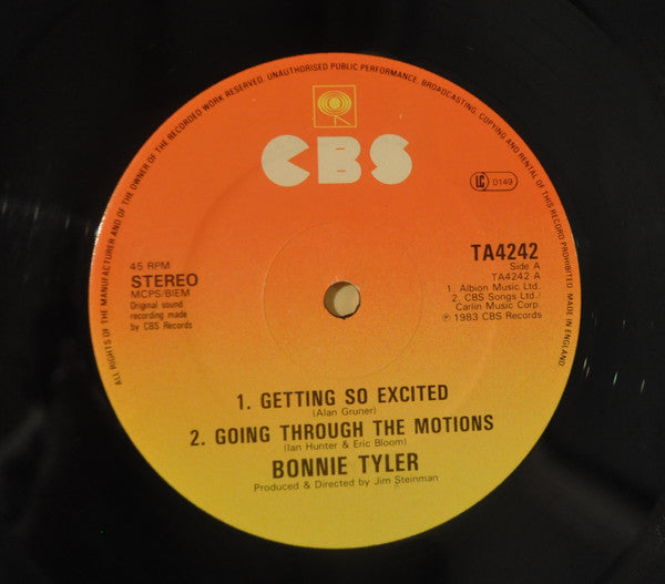 Devenir si excité Bonnie Tyler