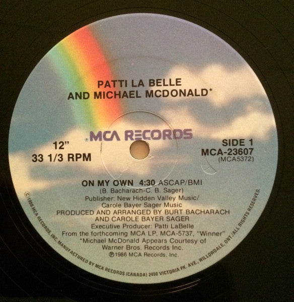 On My Own Patti LaBelle,Michael McDonald