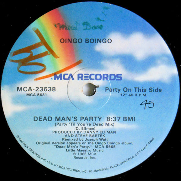 Stay / Dead Man's Party Oingo Boingo