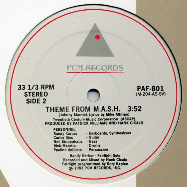 Theme From M.A.S.H. Patrick Williams