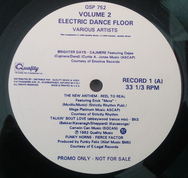 Electric Dance Floor 2 Various