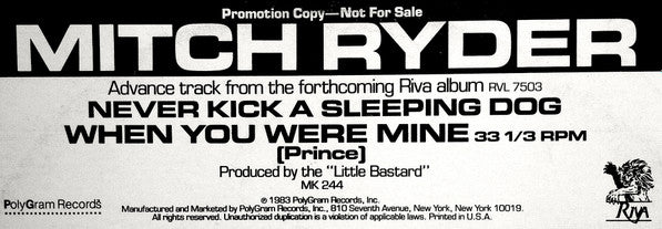 Quand tu étais à moi Mitch Ryder