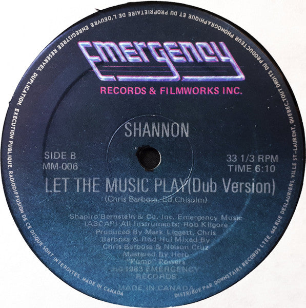 Let The Music Play Shannon