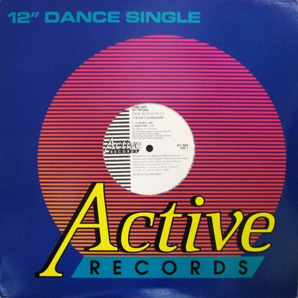 I Won't Surrender Dee Holloway