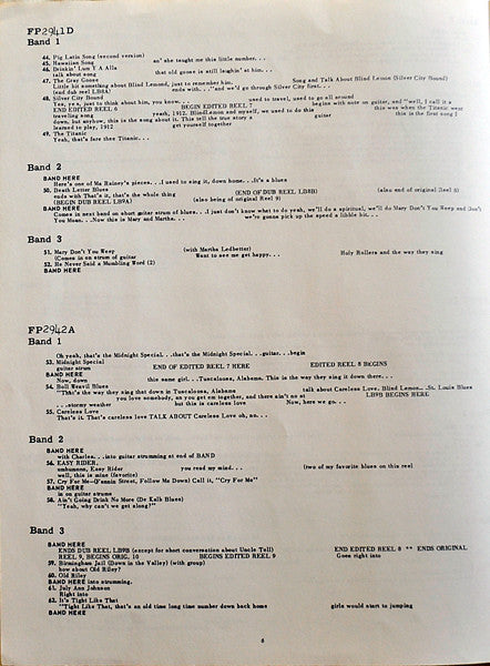 Leadbelly's Last Sessions Part One Leadbelly