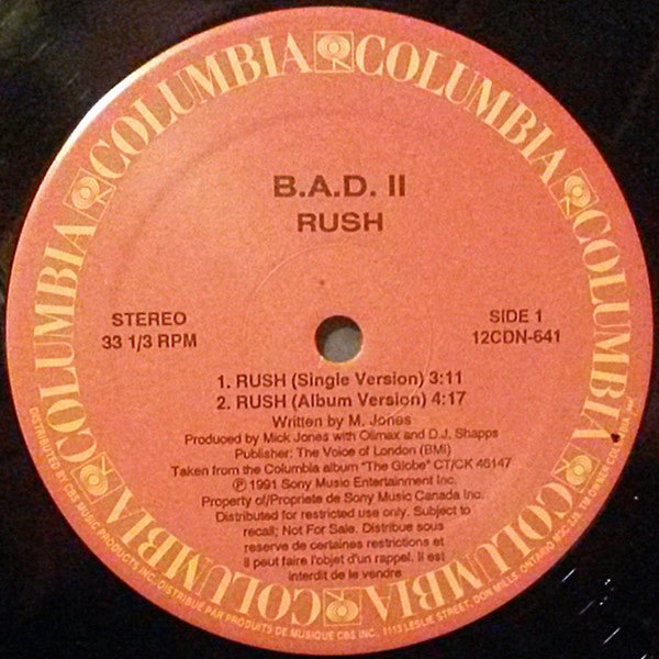 Se précipiter Big Audio Dynamite II