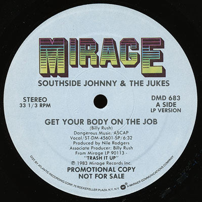 Get Your Body On The Job Southside Johnny & The Asbury Jukes