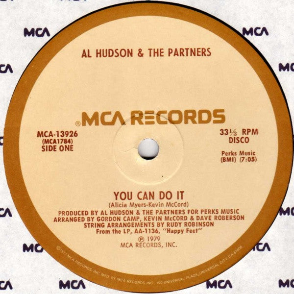 Tu peux le faire / Je ne veux pas que tu me quittes 2 Al Hudson et les associés
