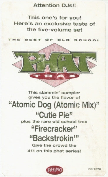 Phat Trax The Best Of Old School Sampler | Rectangle Triangle  