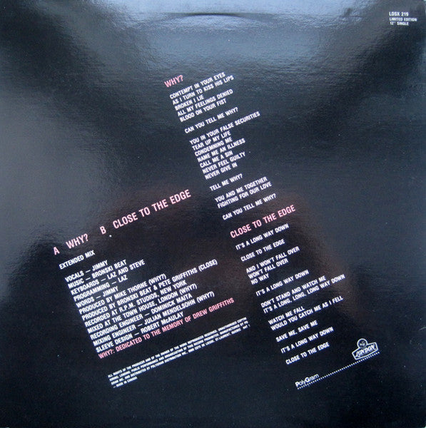 Why? 4 Bronski Beat