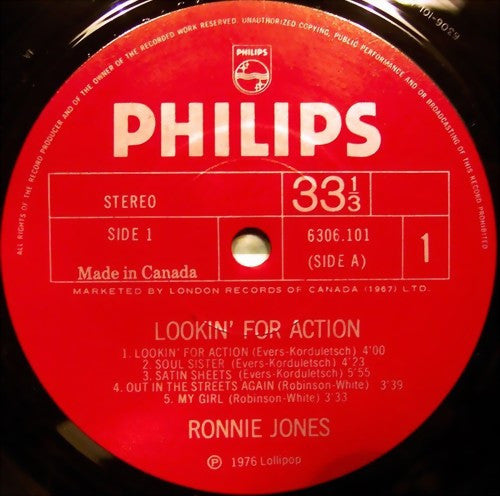En quête d'action Ronnie Jones
