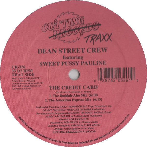 La carte de crédit Dean Street Crew, Douce Chatte Pauline