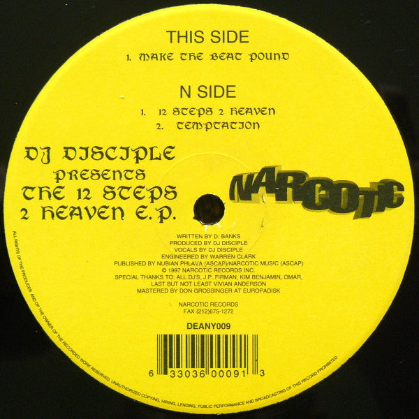 L'EP 12 étapes vers le paradis DJ Disciple