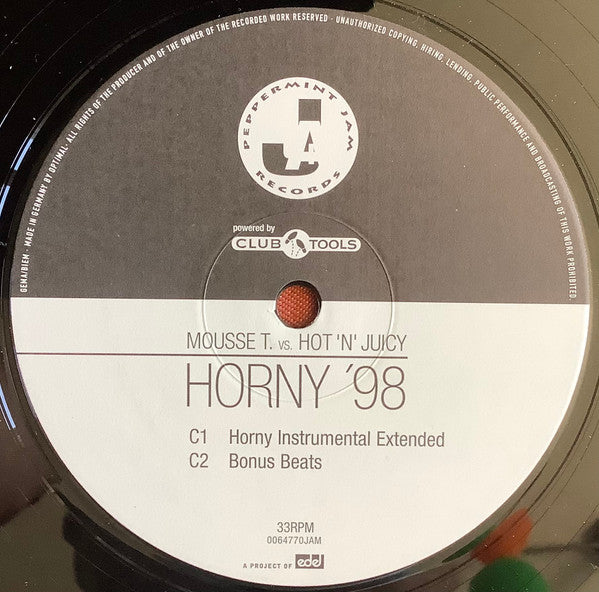Horny '98 Mousse T.,Hot 'N' Juicy