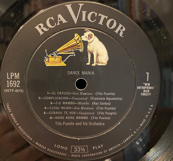 Dance Mania Tito Puente And His Orchestra