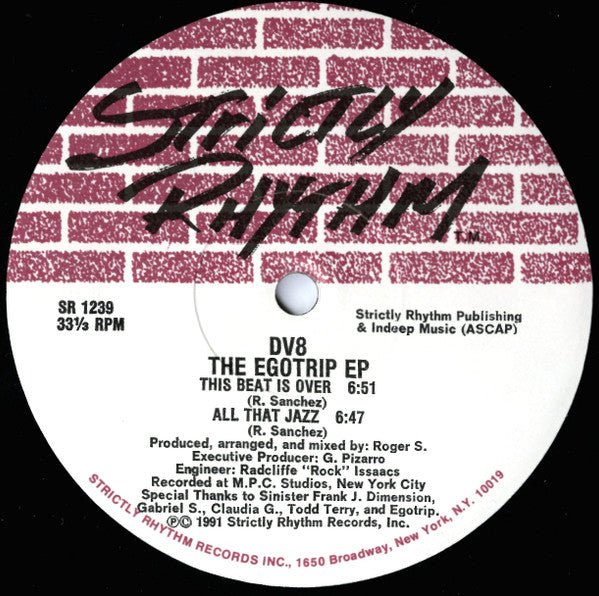L'EP Egotrip DV8