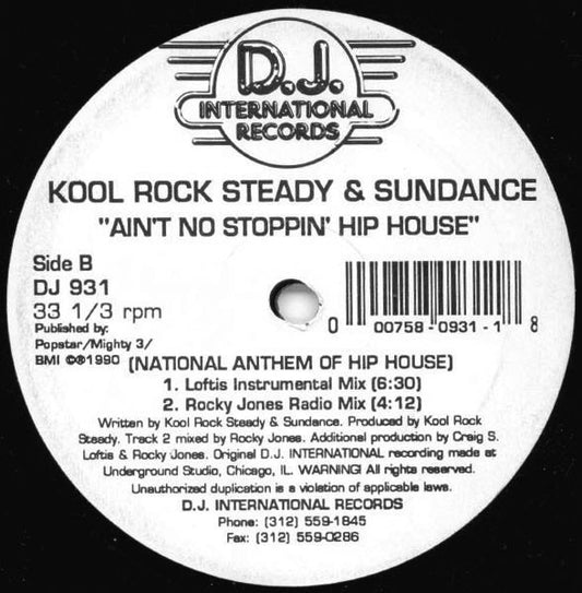 Ain't No Stoppin' Hip House (National Anthem Of Hip House)