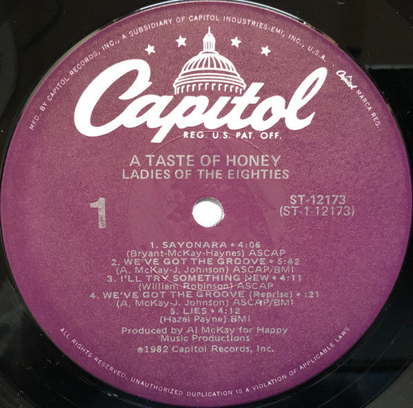 Ladies Of The Eighties A Taste Of Honey