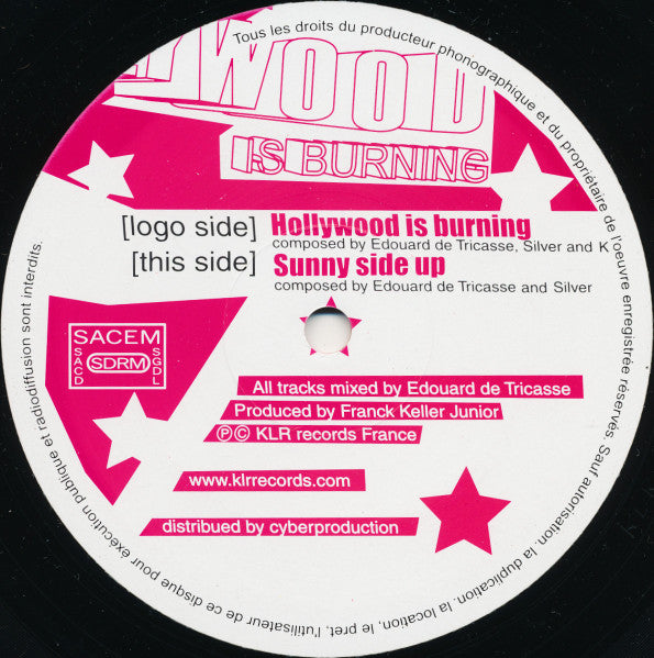 Hollywood Is Burning Franck Keller Junior,Edouard De Tricasse,Silver (4),K (6)