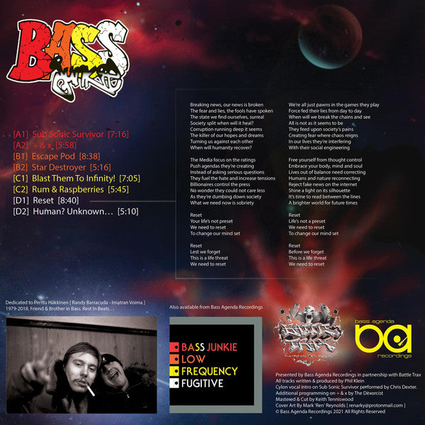 Survivant sous-sonore Accro à la basse
