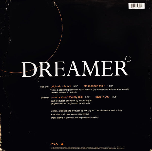 Dreamer Livin' Joy