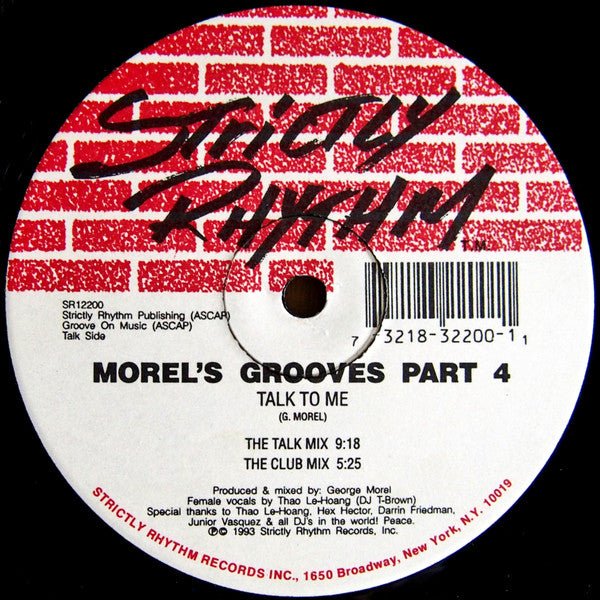 Morel's Grooves Part 4 George Morel
