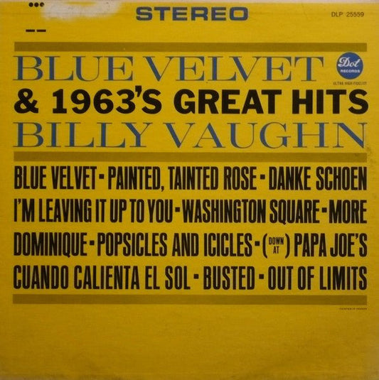 Blue Velvet & 1963's Great Hits | Rectangle Triangle  